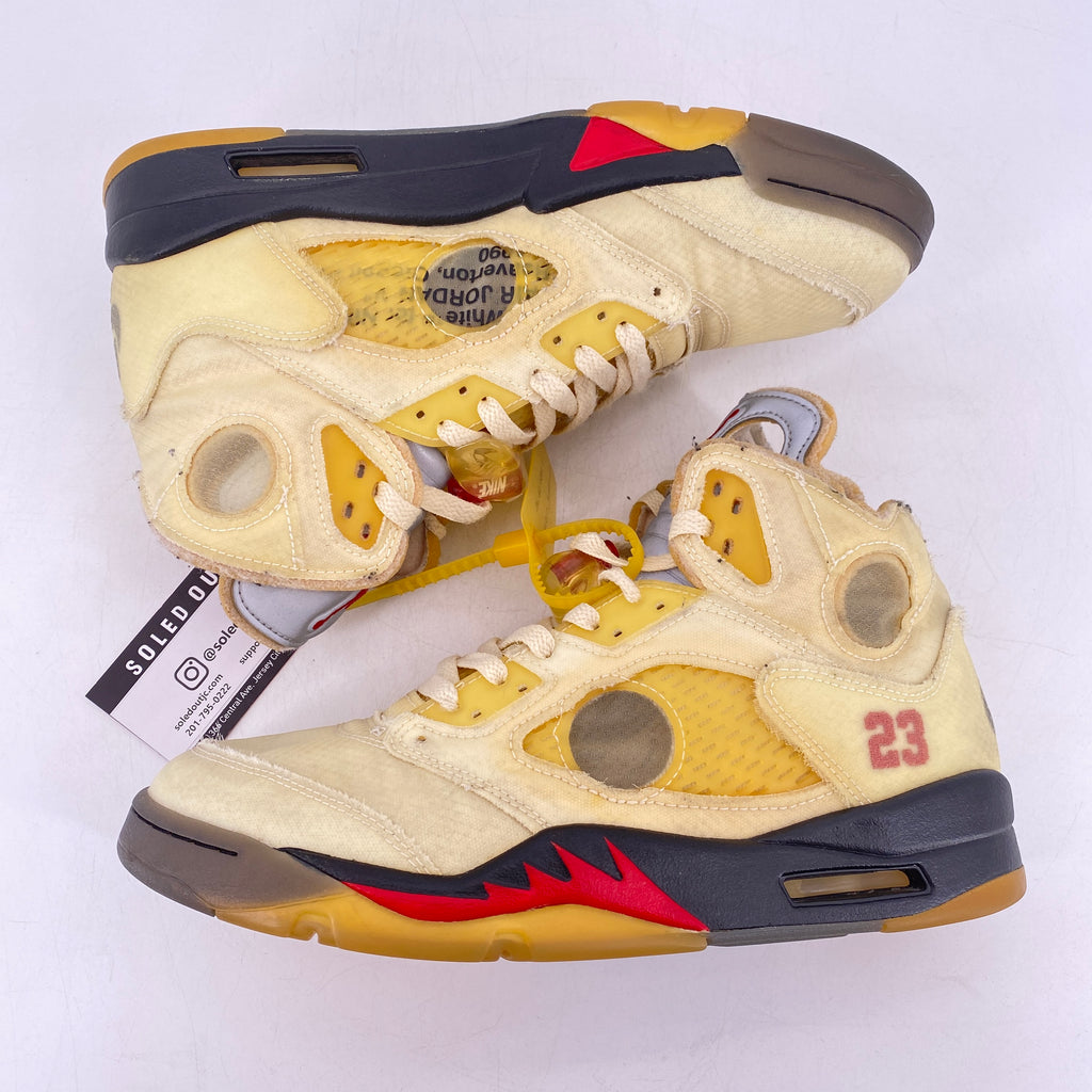 Air Jordan 5 Retro "Ow Sail" 2020 Used Size 9.5