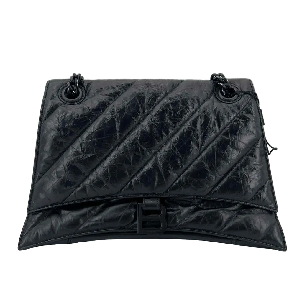 Balenciaga Bag "CRUSHED CALFSKIN" New Black