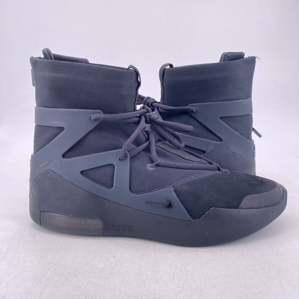 Nike Air Fear of God 1 "Triple Black" 2020 Used Size 12