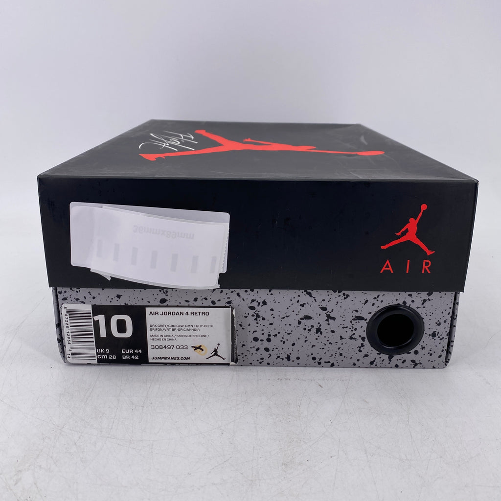 Air Jordan 4 Retro "Green Glow" 2013 Used Size 10