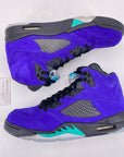 Air Jordan 5 Retro "Alternate Grape" 2020 Used Size 9.5