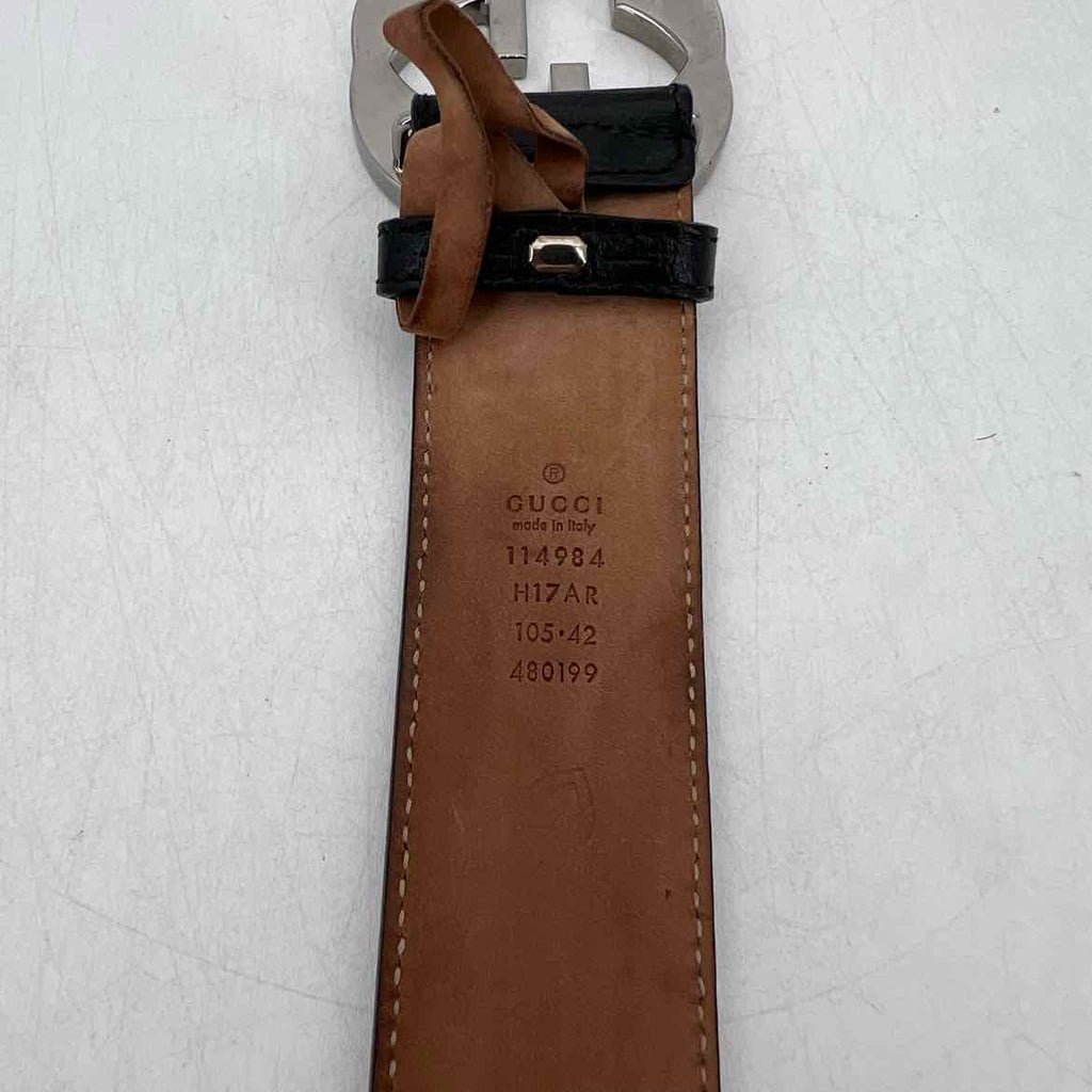Gucci Belt "STRIPE" Used Green Size 42