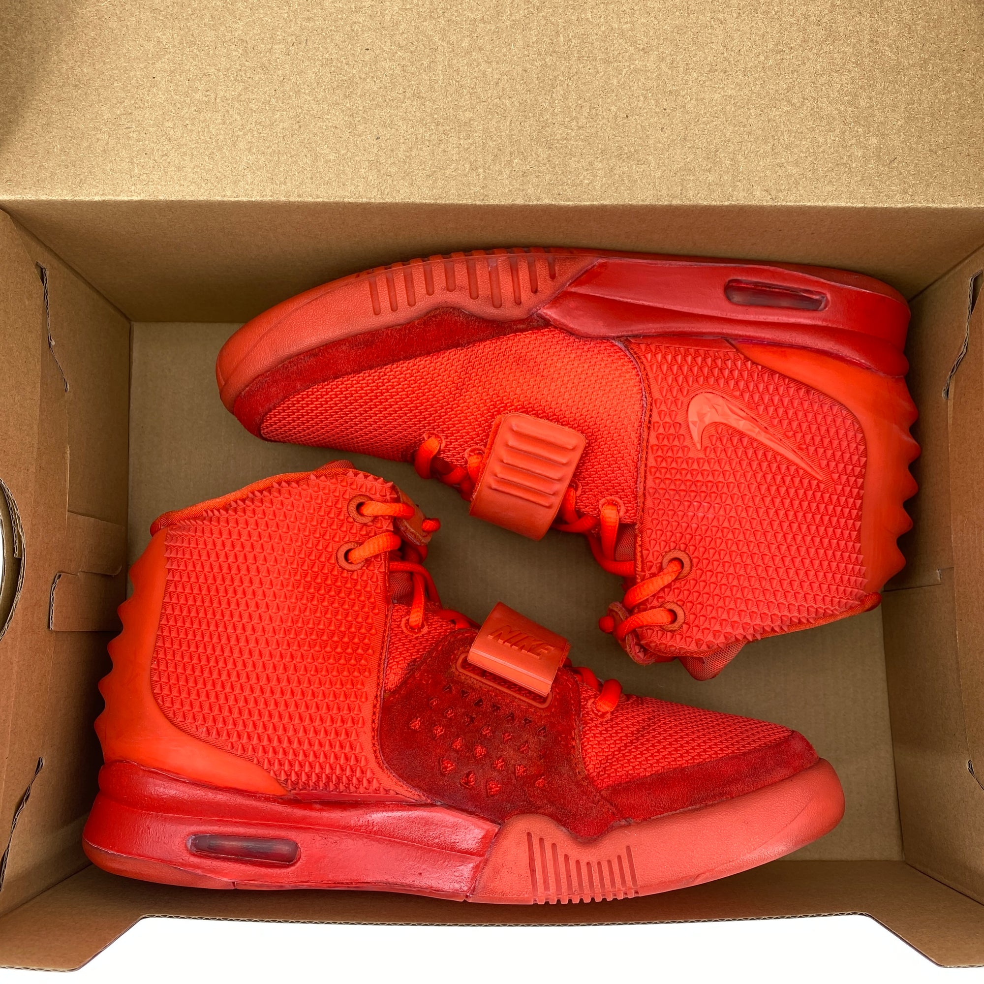 Nike Air Yeezy 2 NRG &quot;Red October&quot; 2014 Used Size 6.5