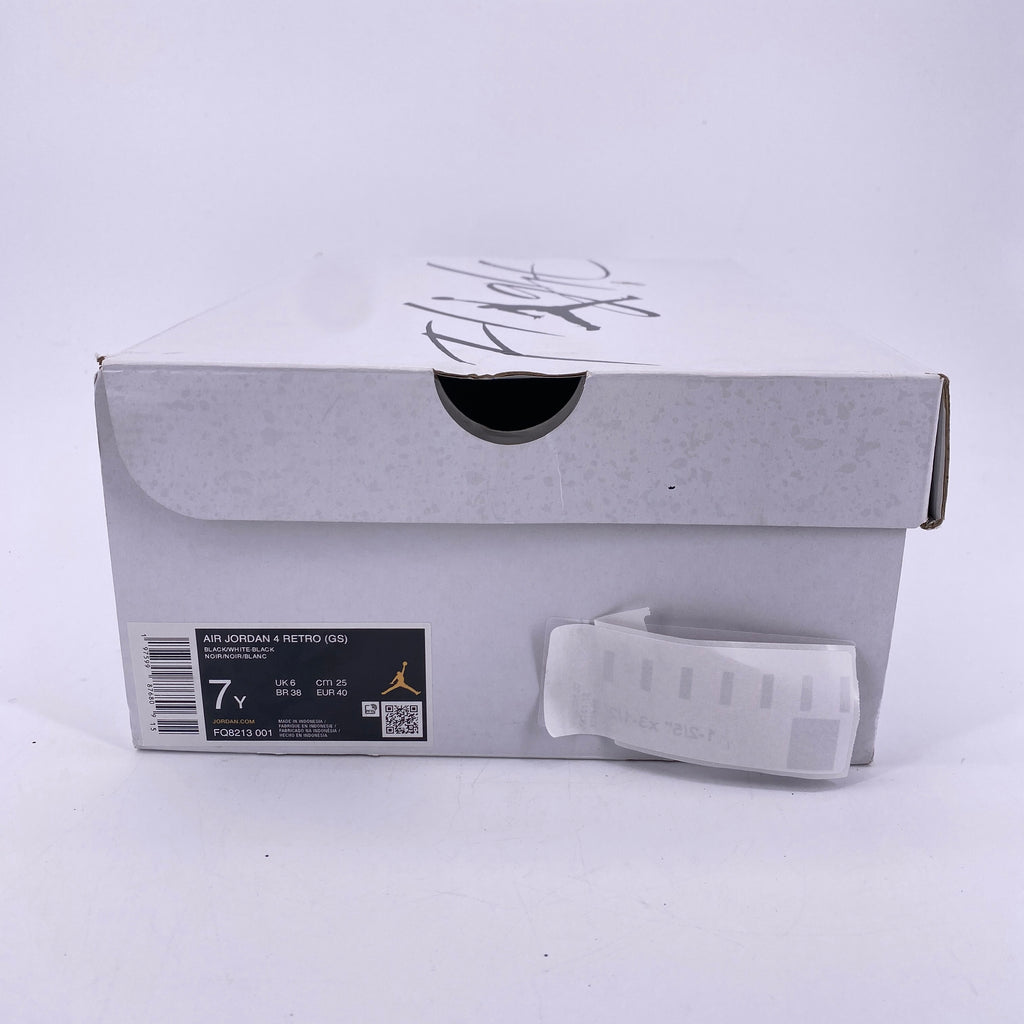 Air Jordan (GS) 4 Retro "White Thunder" 2024 New Size 7Y