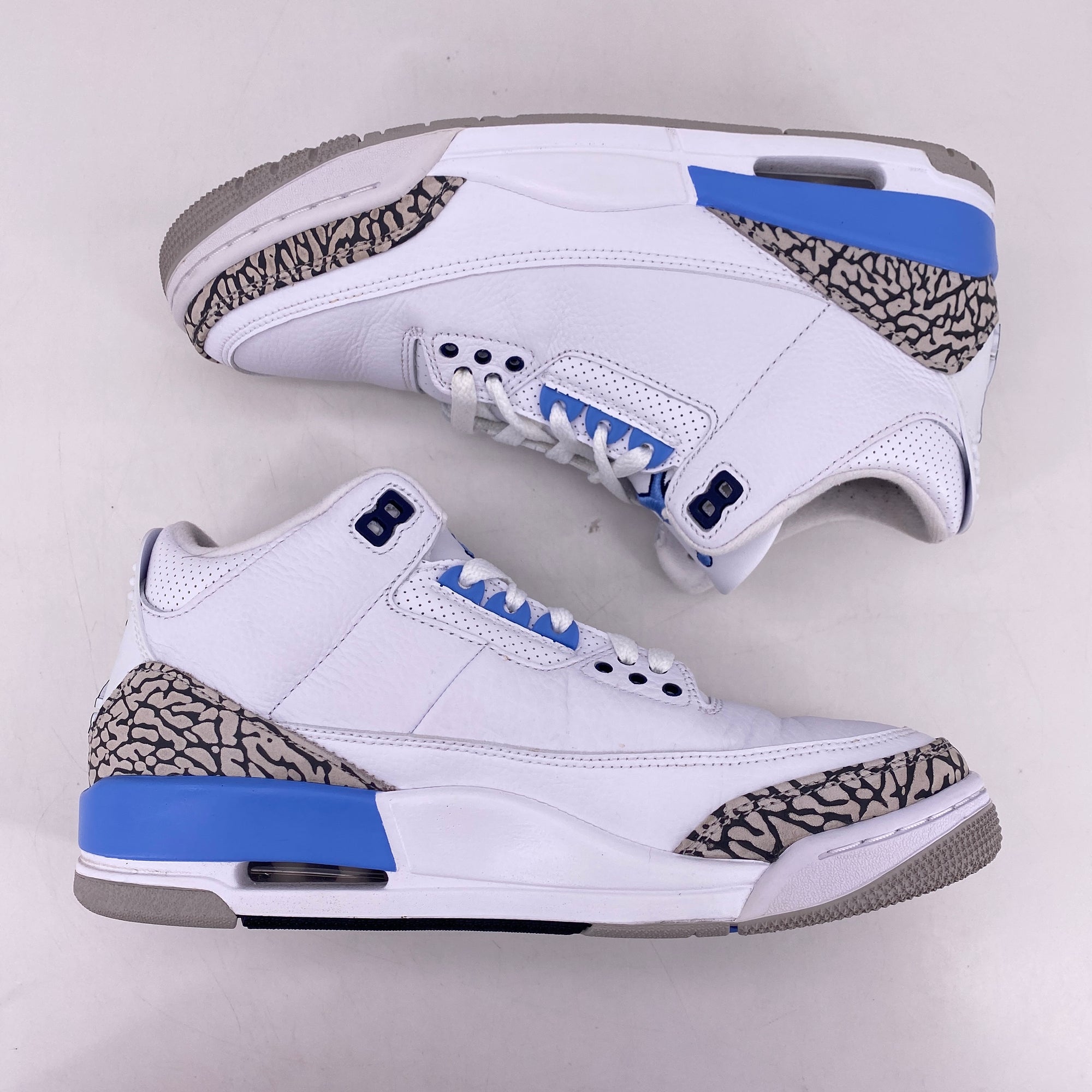 Air Jordan 3 Retro &quot;Unc&quot; 2020 Used Size 8