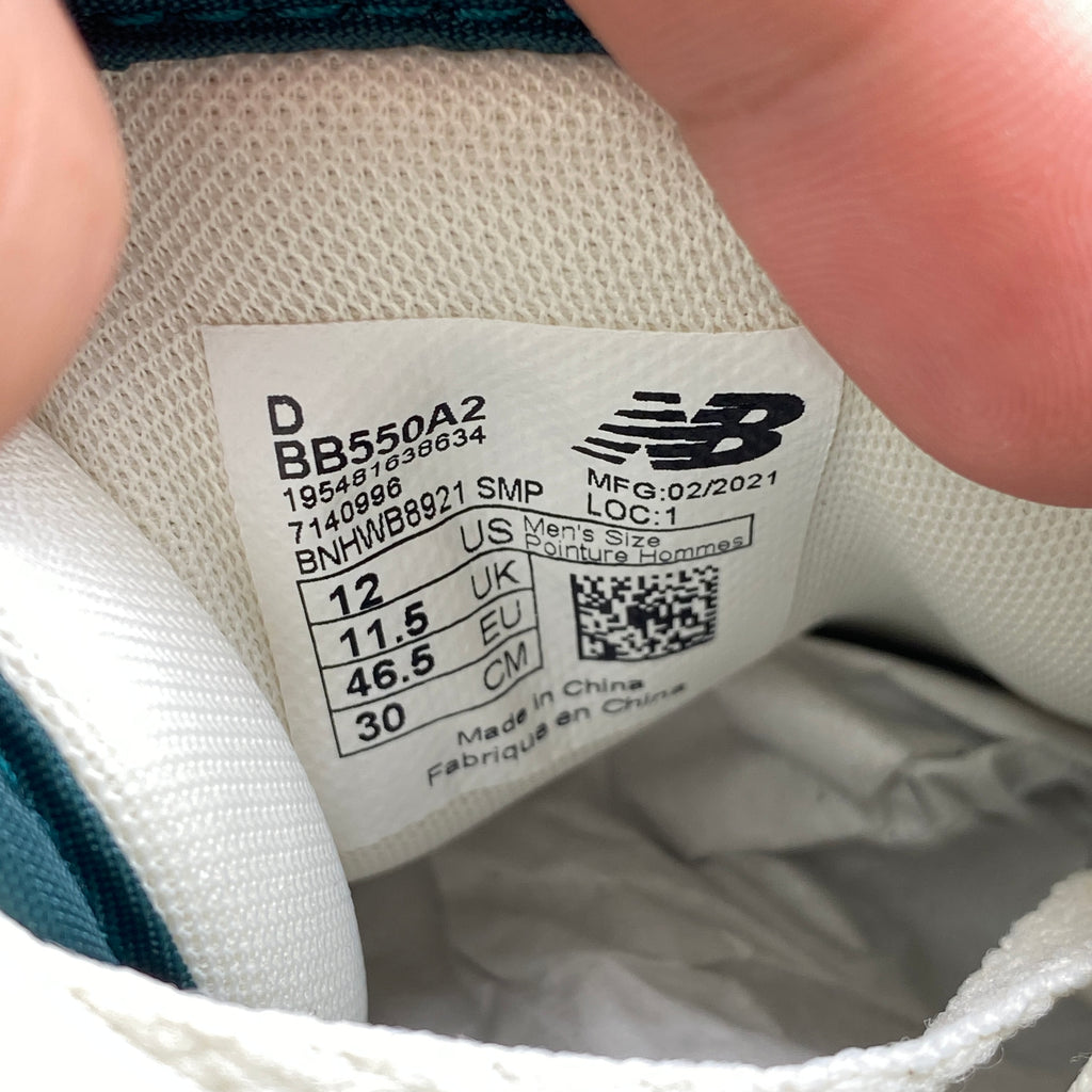 New Balance 550 "Ald Natural Green" 2021 New Size 12