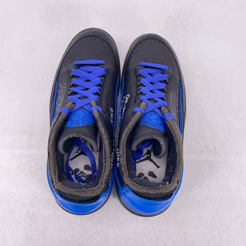 Air Jordan 2 Retro Low "Ow Black Blue" 2021 Used Size 8