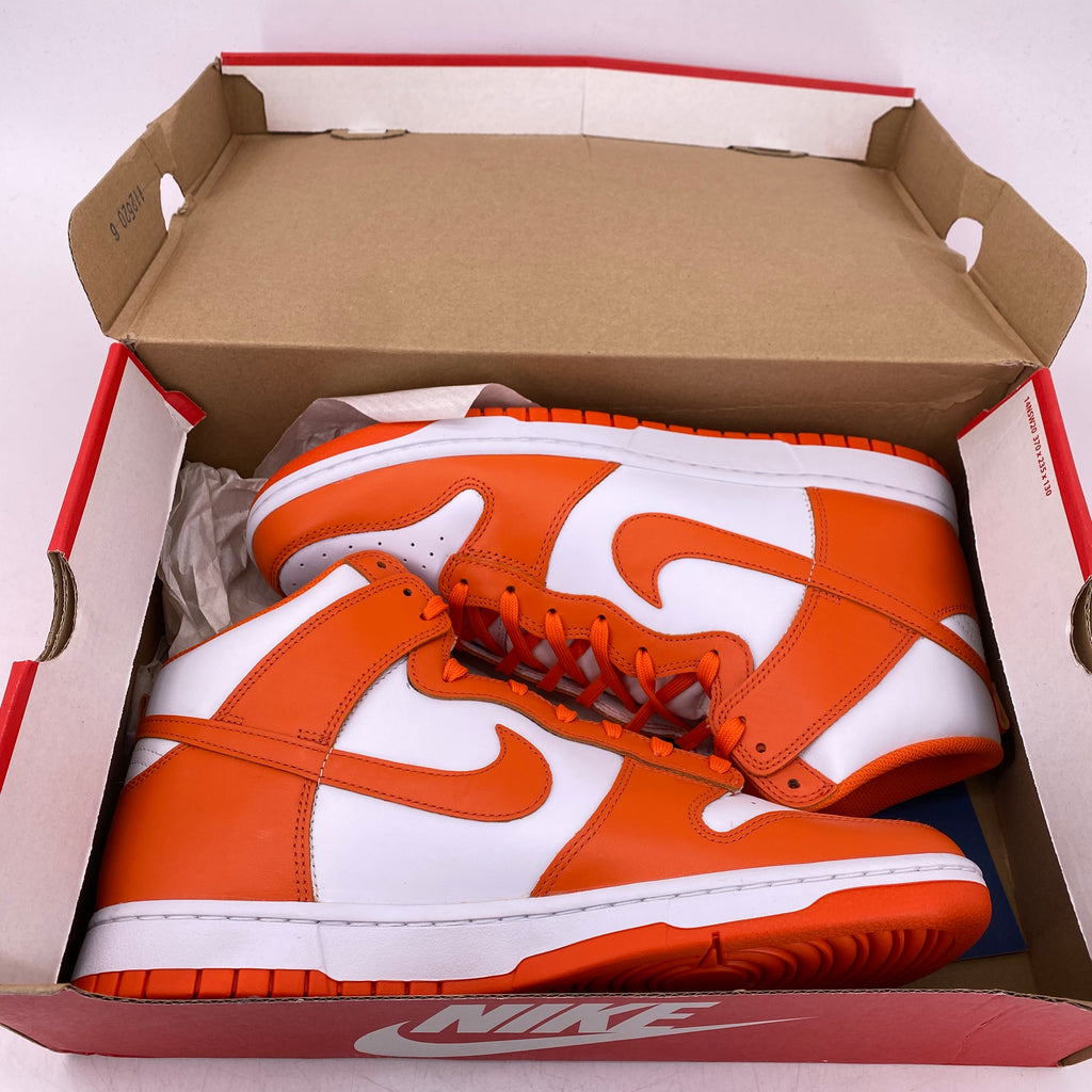 Nike Dunk High Retro "Syracuse" 2021 New Size 12