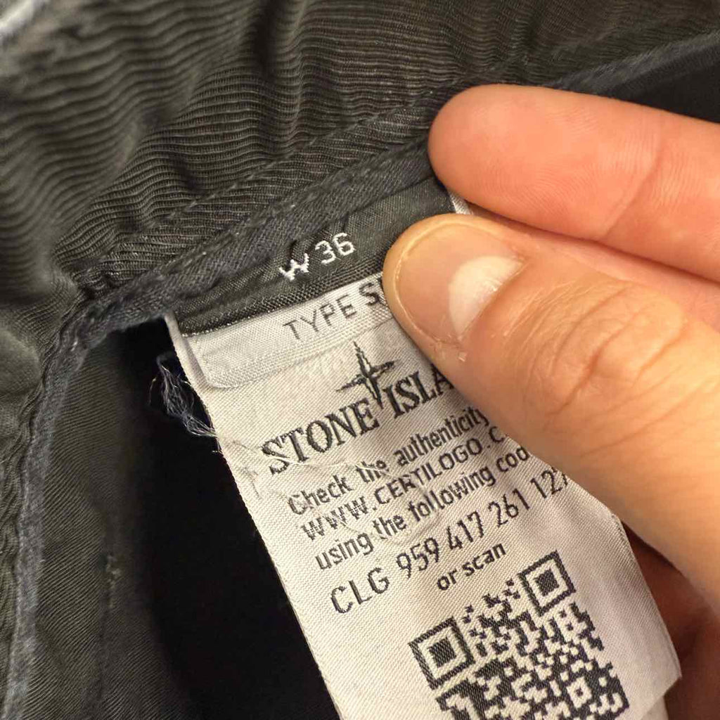 Stone Island Pants "CARGO" Navy Used Size 36