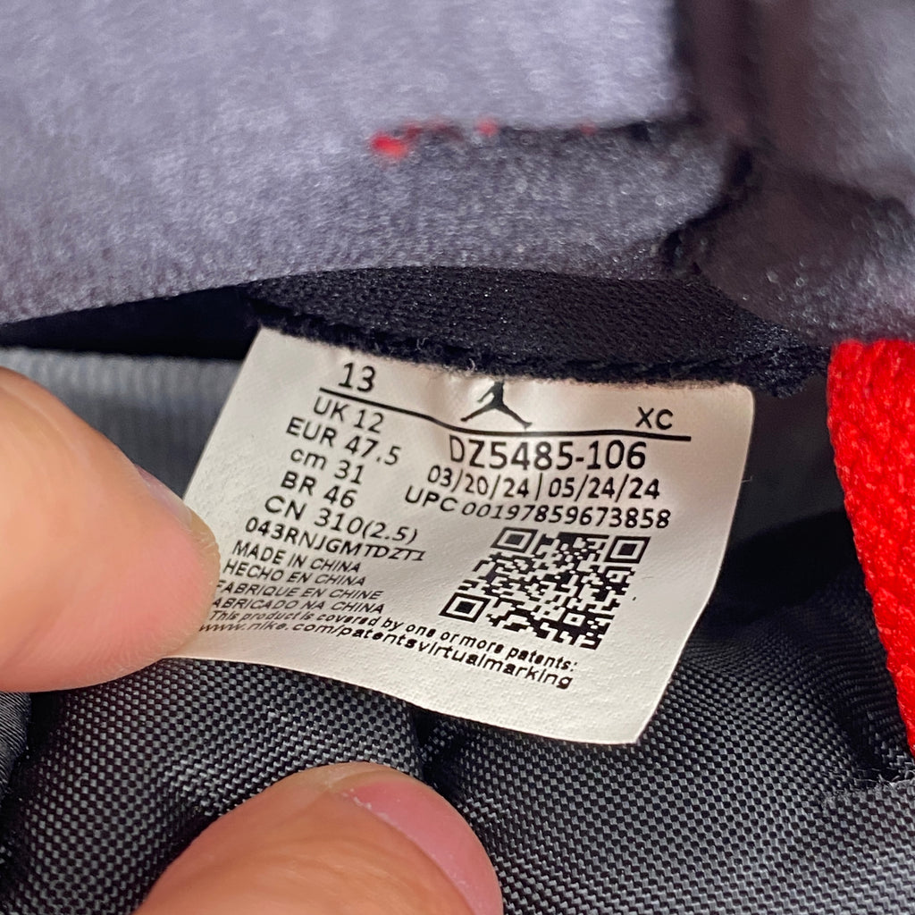 Air Jordan 1 Retro High OG "Black Toe Reimagined" 2025 Used Size 13