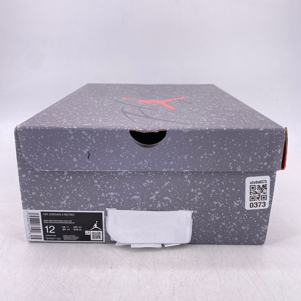 Air Jordan 4 Retro "Infrared" 2022 New Size 12