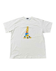 Kith T-Shirt "SIMPSONS FAMILY STACK" Cream New Size XL