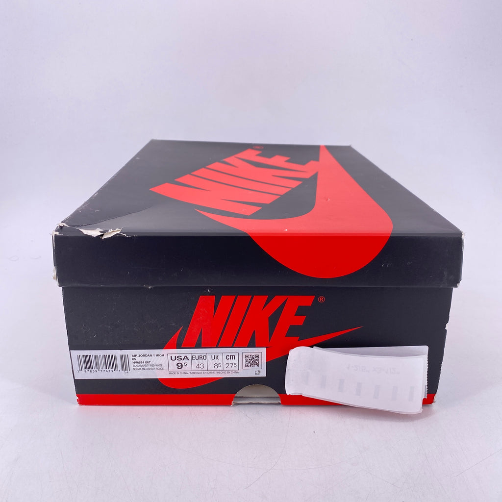 Air Jordan 1 HI 85' "Bred" 2025 New Size 9.5