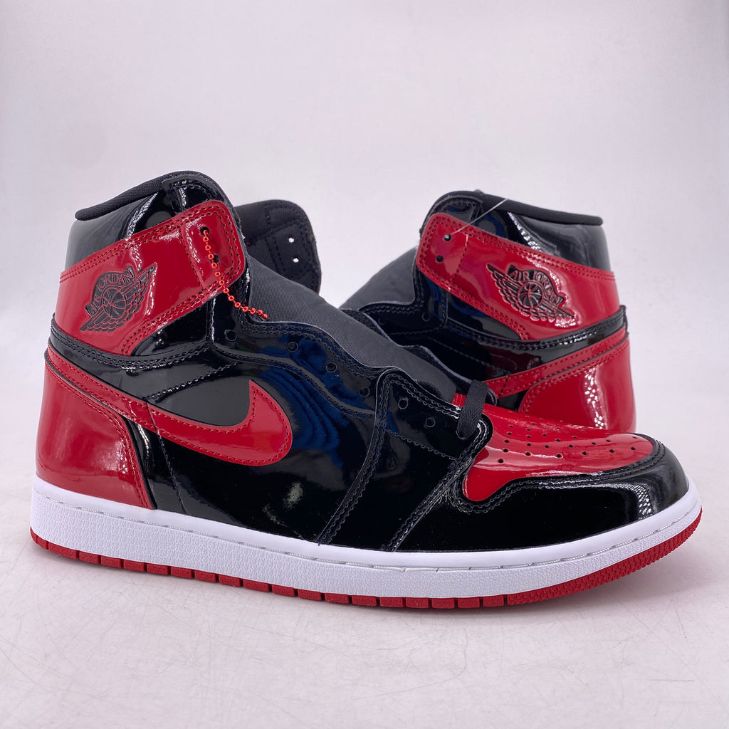 Air Jordan 1 Retro High OG "Patent Bred" 2021 New Size 11.5