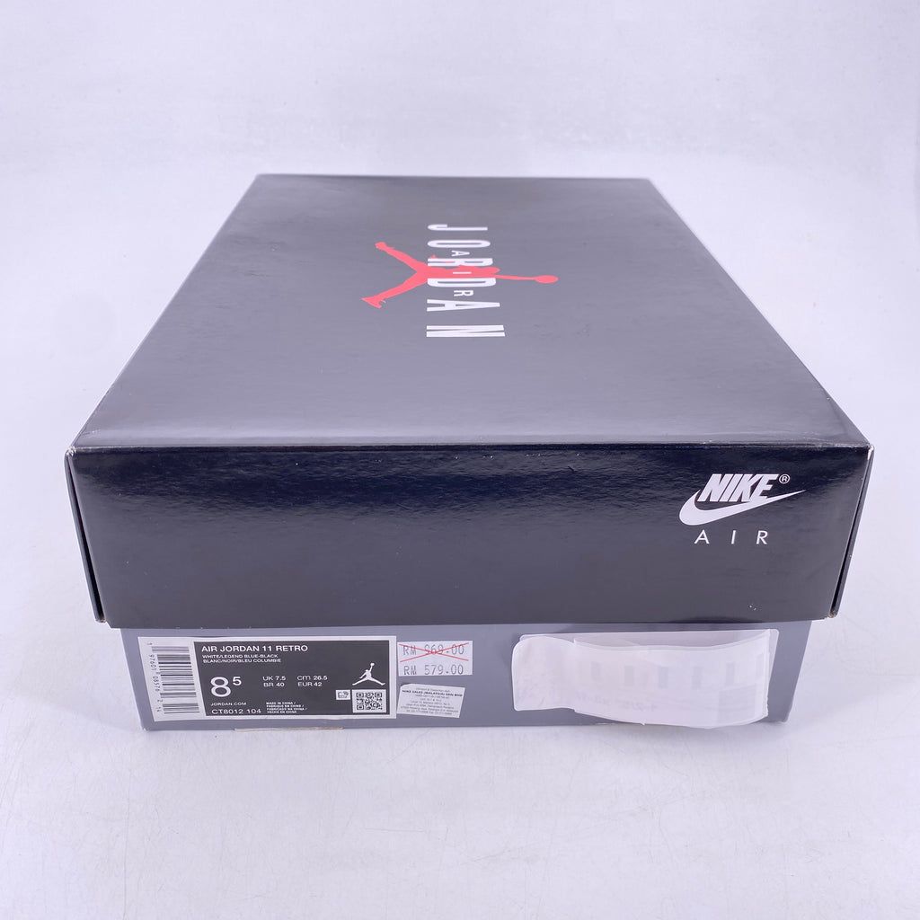 Air Jordan 11 Retro "Legend Blue" 2024 New Size 8.5