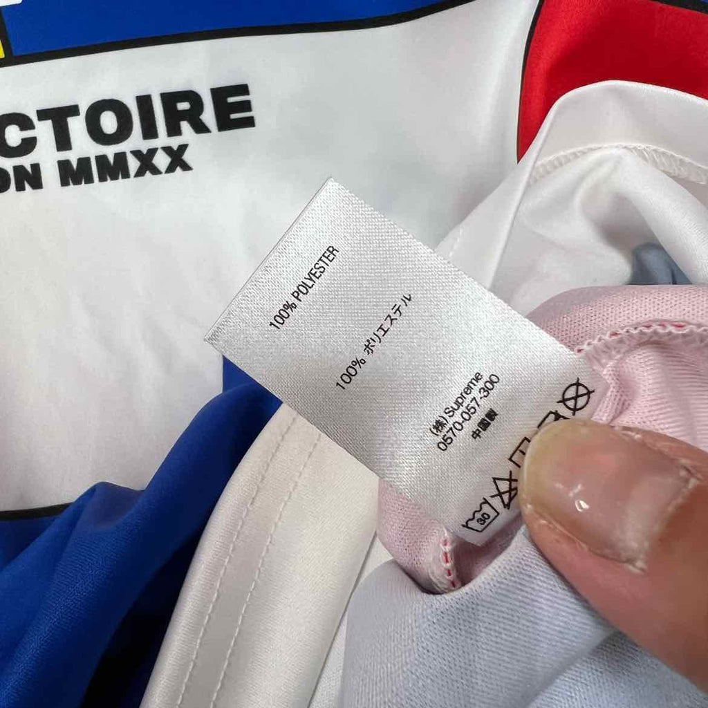 Supreme Polo "COLORBLOCKED SOCCER" New Multi-Color Size XL