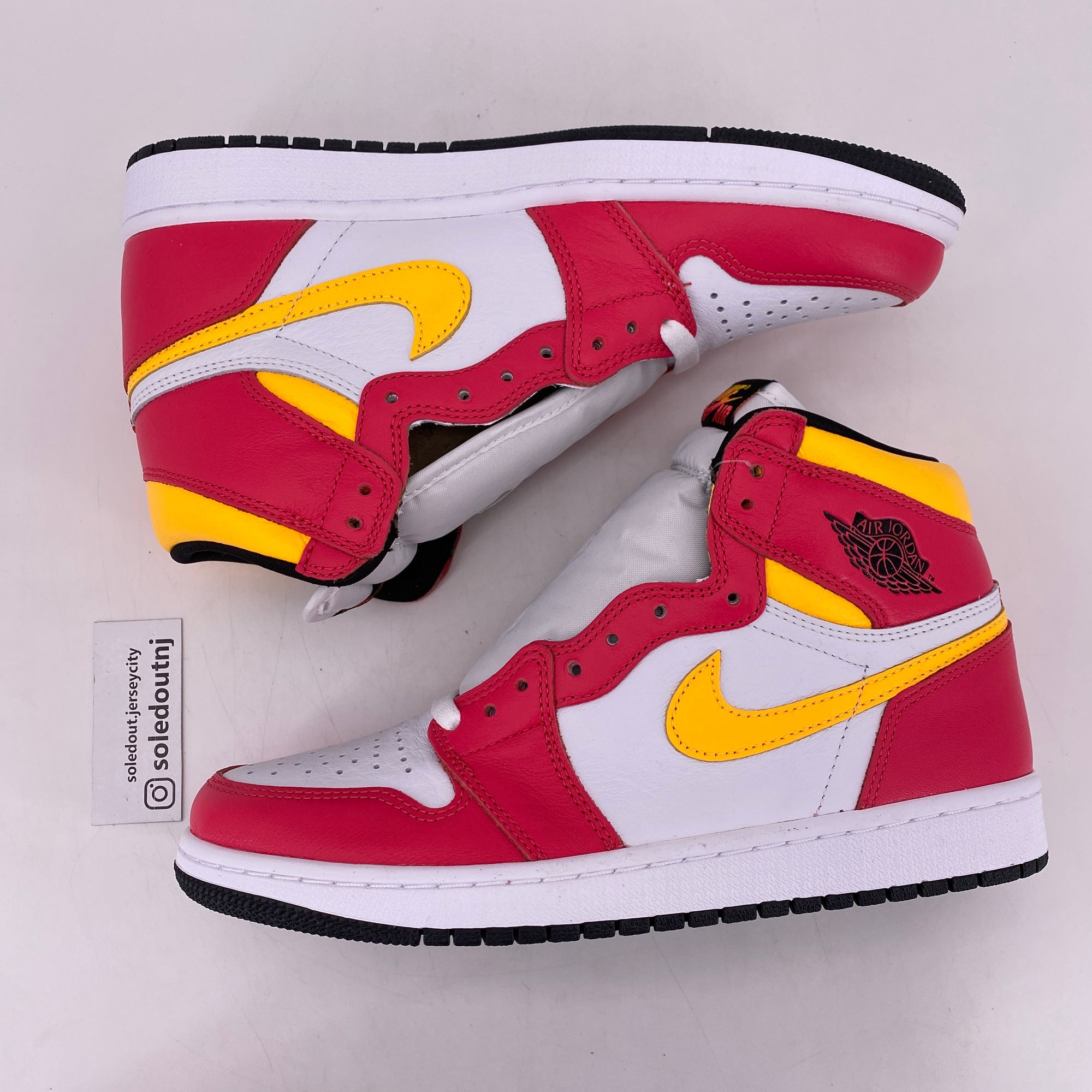 Air Jordan 1 Retro High OG &quot;Fusion Red&quot; 2021 New Size 8.5