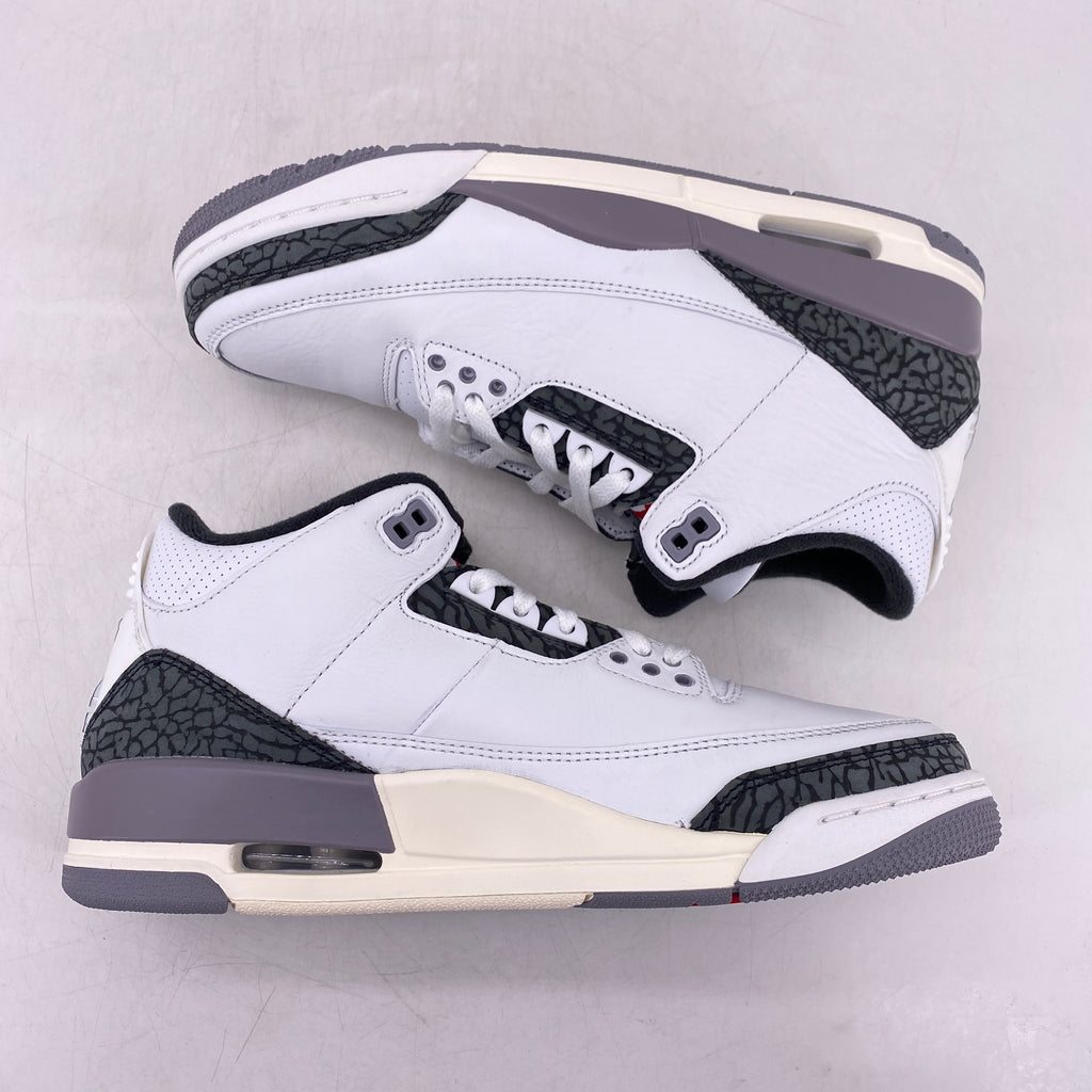 Air Jordan 3 Retro "Cement Grey" 2024 New Size 8.5