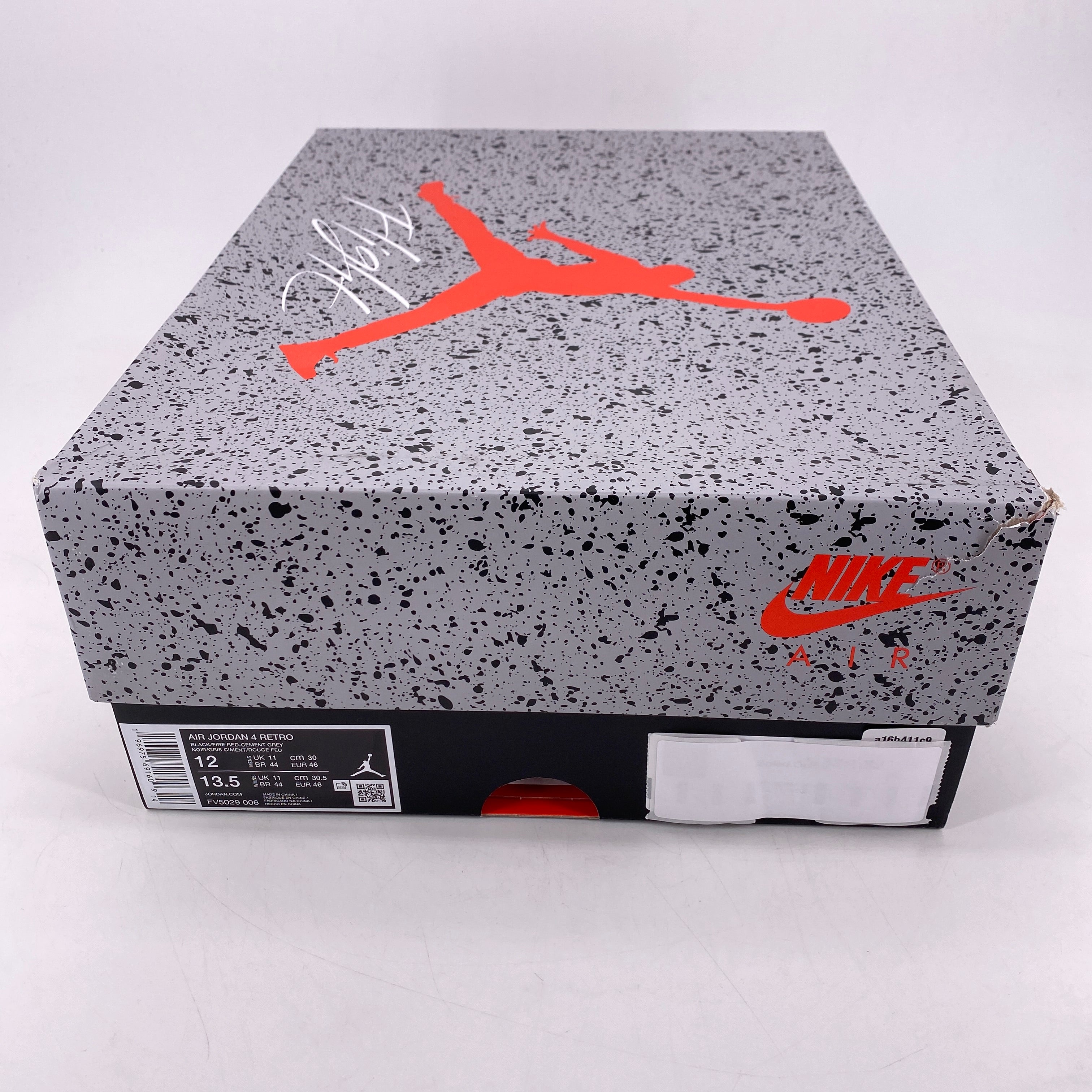 Air Jordan 4 Retro &quot;Bred Reimagined&quot; 2024 New Size 12
