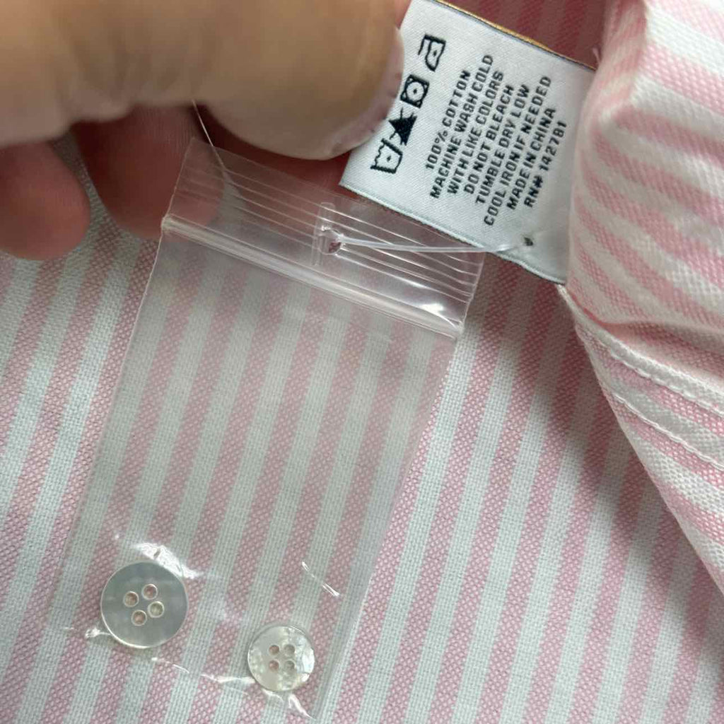 Aime Leon Dore Button Up "STRIPE" Pink New Size XL