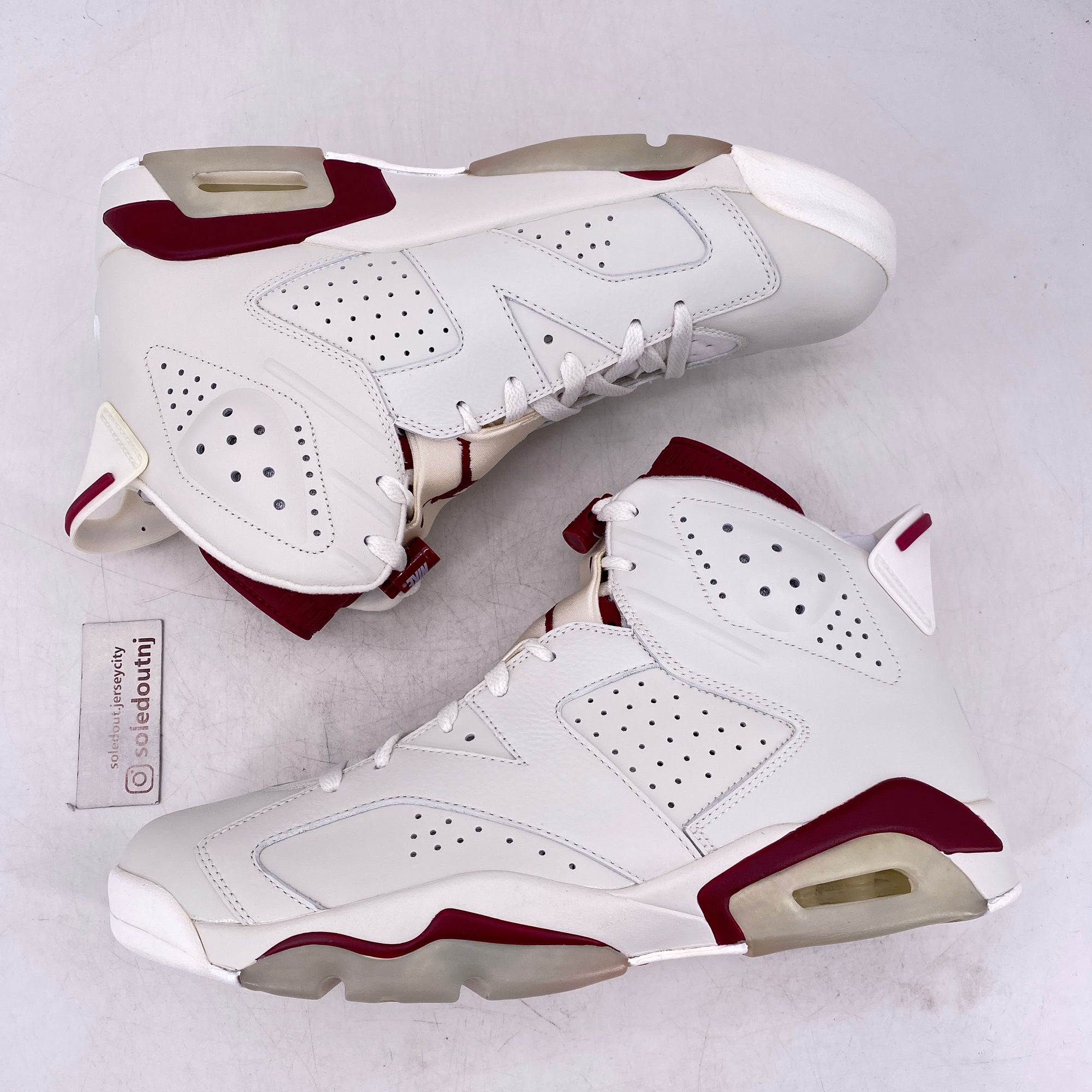 Air Jordan 6 Retro &quot;Maroon&quot; 2015 New Size 11.5