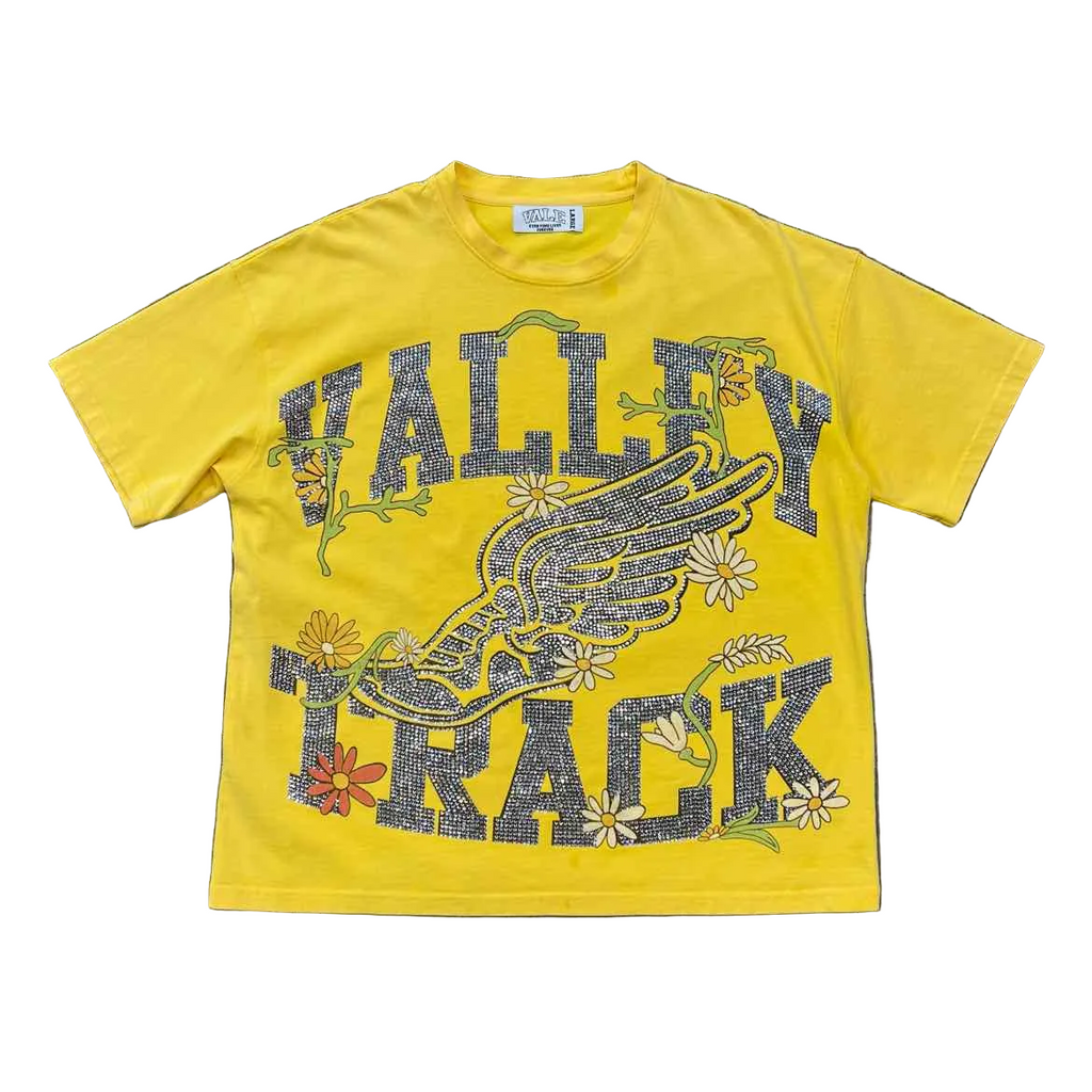 Vale T-Shirt "BLING" Yellow Used Size L