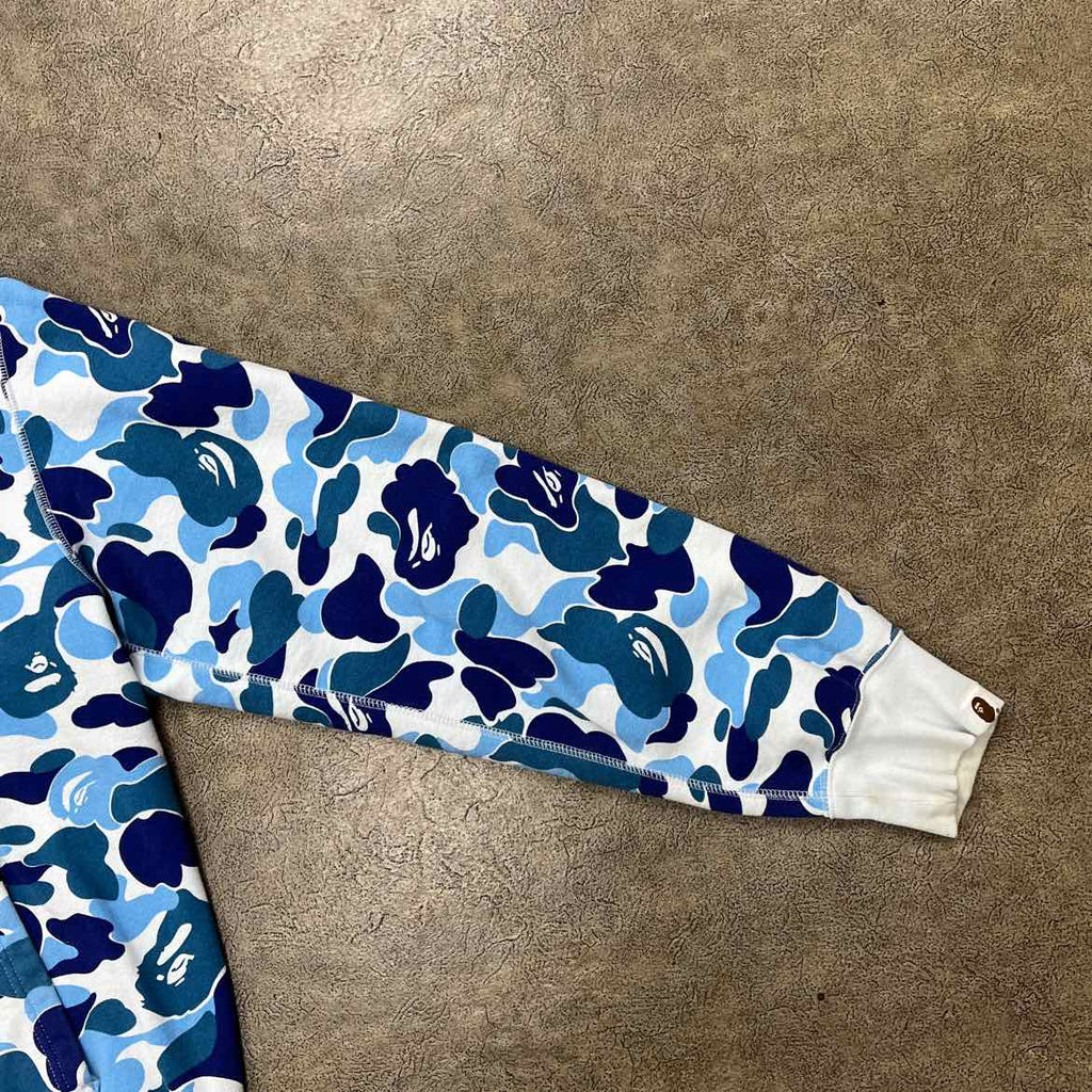 Bape Hoodie "ABC CAMO BLUE" Blue Used Size XL