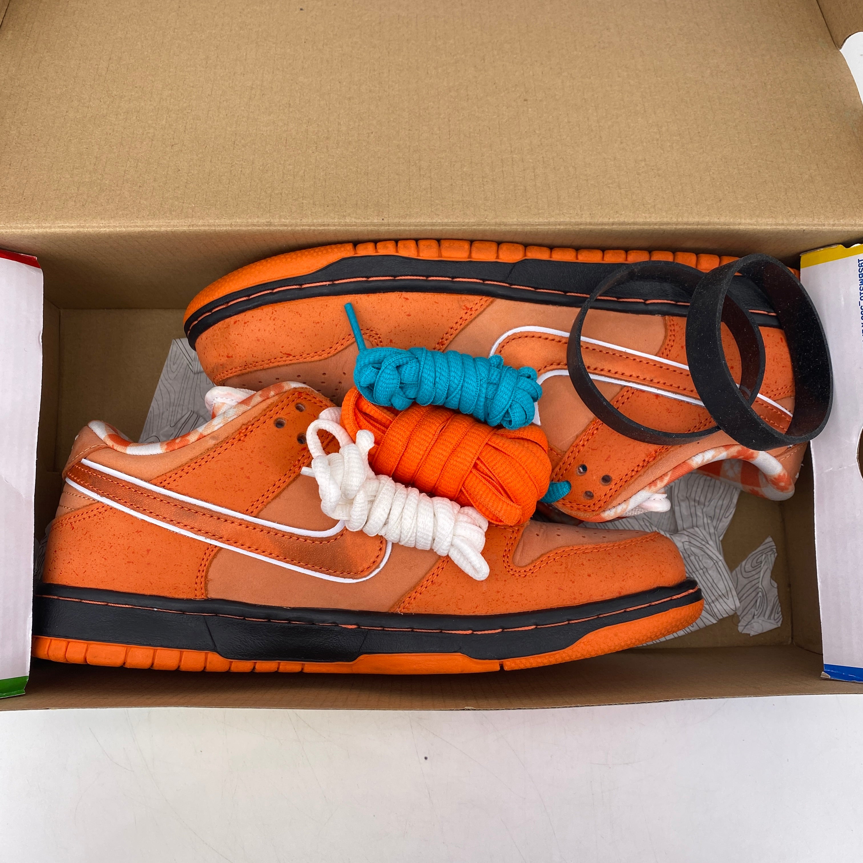 Nike SB Dunk Low OG QS &quot;Orange Lobster&quot; 2022 Used Size 7.5
