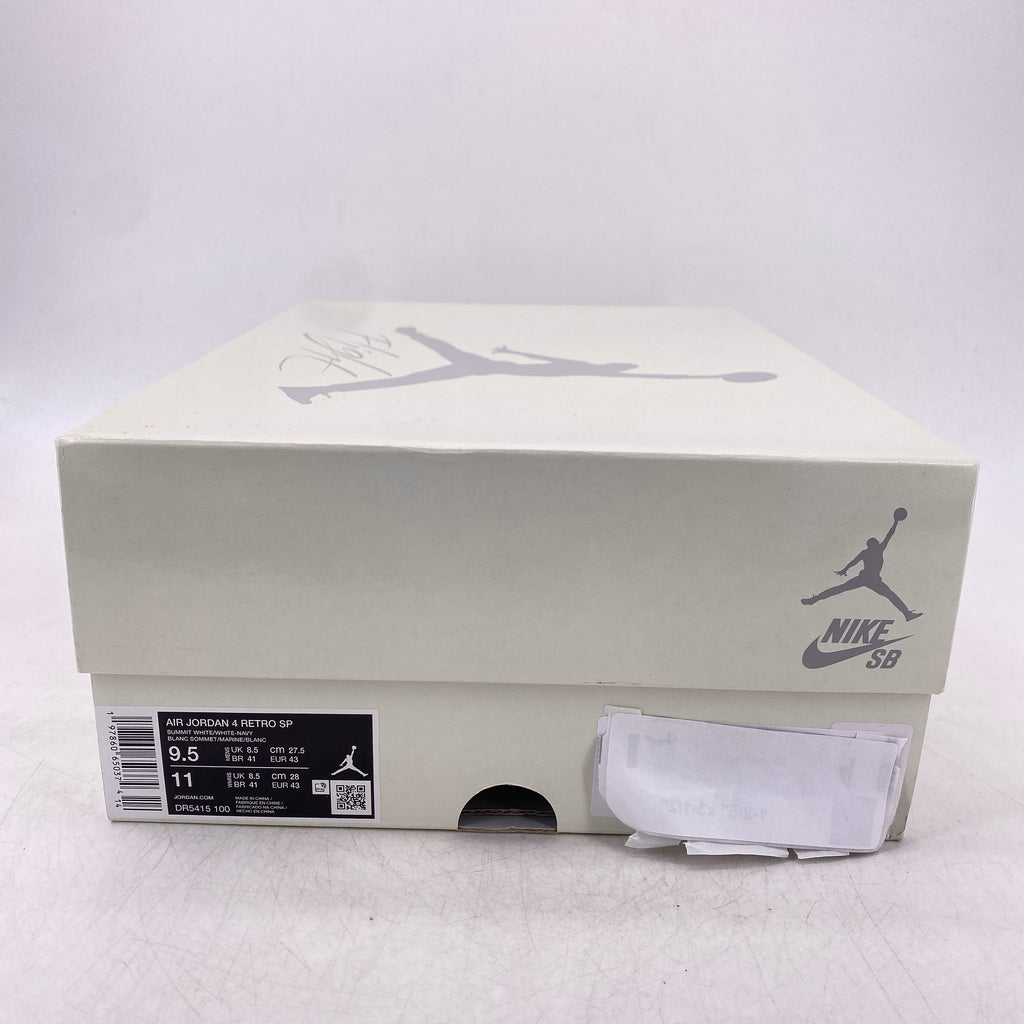 Air Jordan 4 Retro "Navy" 2025 New Size 9.5
