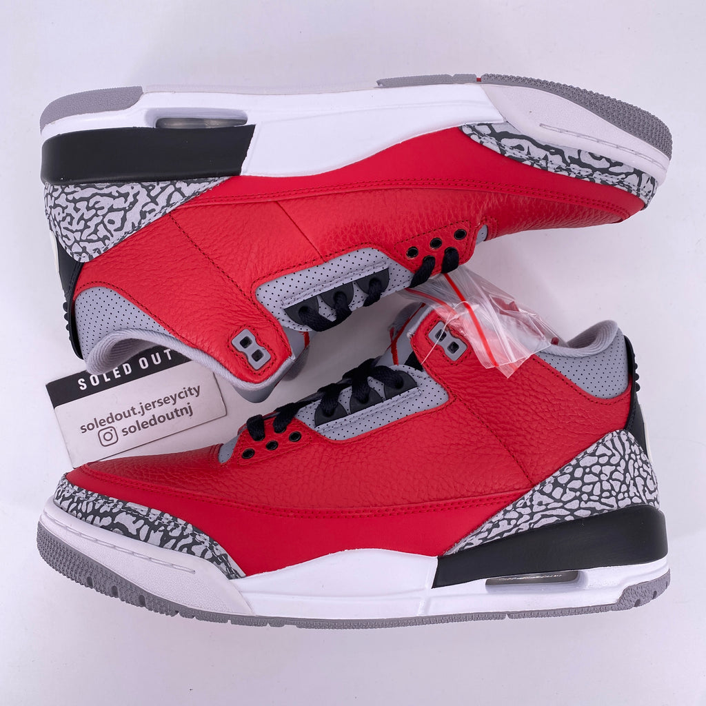 Air Jordan 3 Retro "Unite Fire Red" 2020 New Size 11