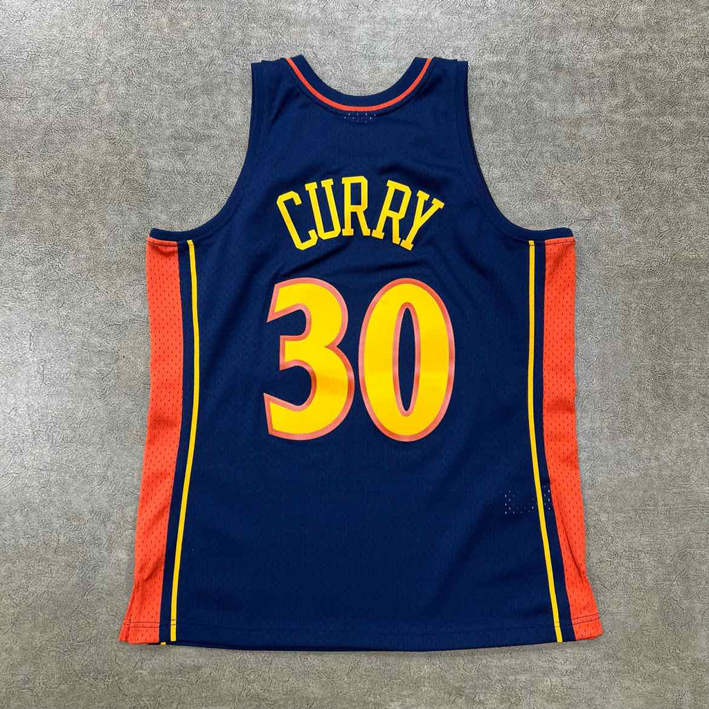 Mitchell & Ness Jersey "CURRY" Blue Used Size L