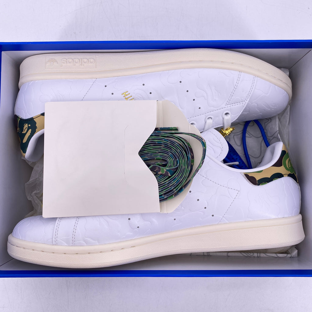 Adidas Stan Smith "Bape 30Th Anniversary White" 2023 New Size 11.5