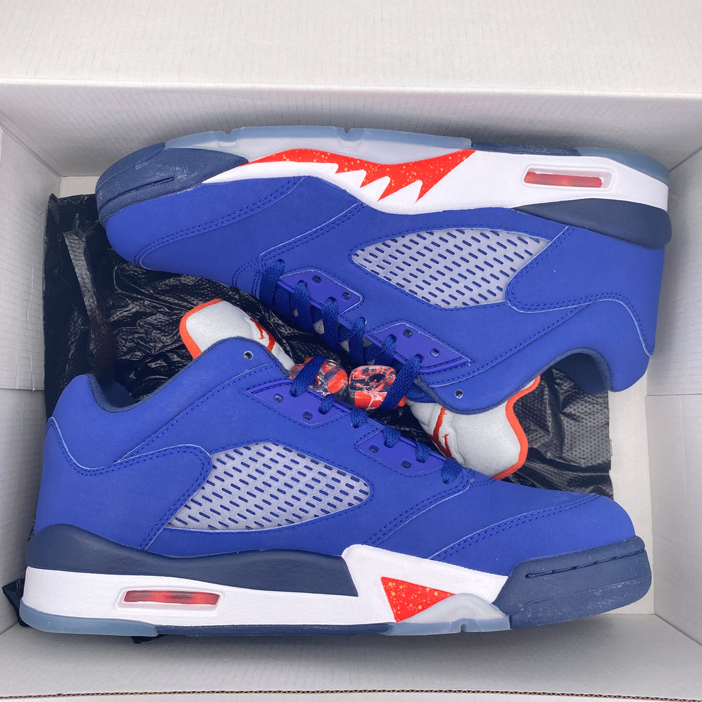 Air Jordan 5 Retro Low "Knicks" 2016 New Size 9.5
