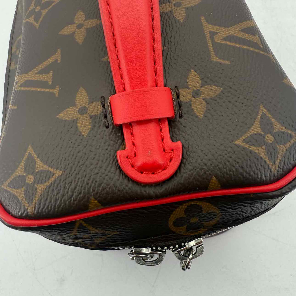 Louis Vuitton Toiletry Bag "NICE MINI" Used Brown
