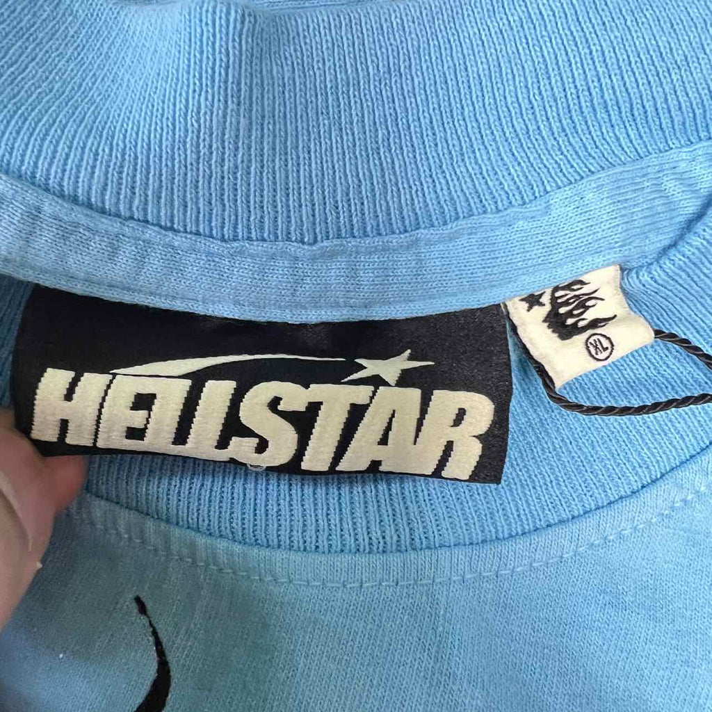 Hellstar T-Shirt "NEURON TOUR" Blue New Size XL