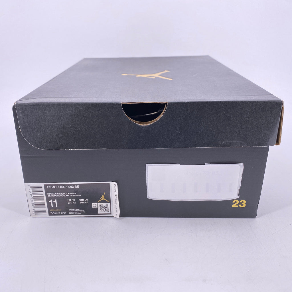 Air Jordan 1 Mid "Metallic Gold" 2020 New Size 11