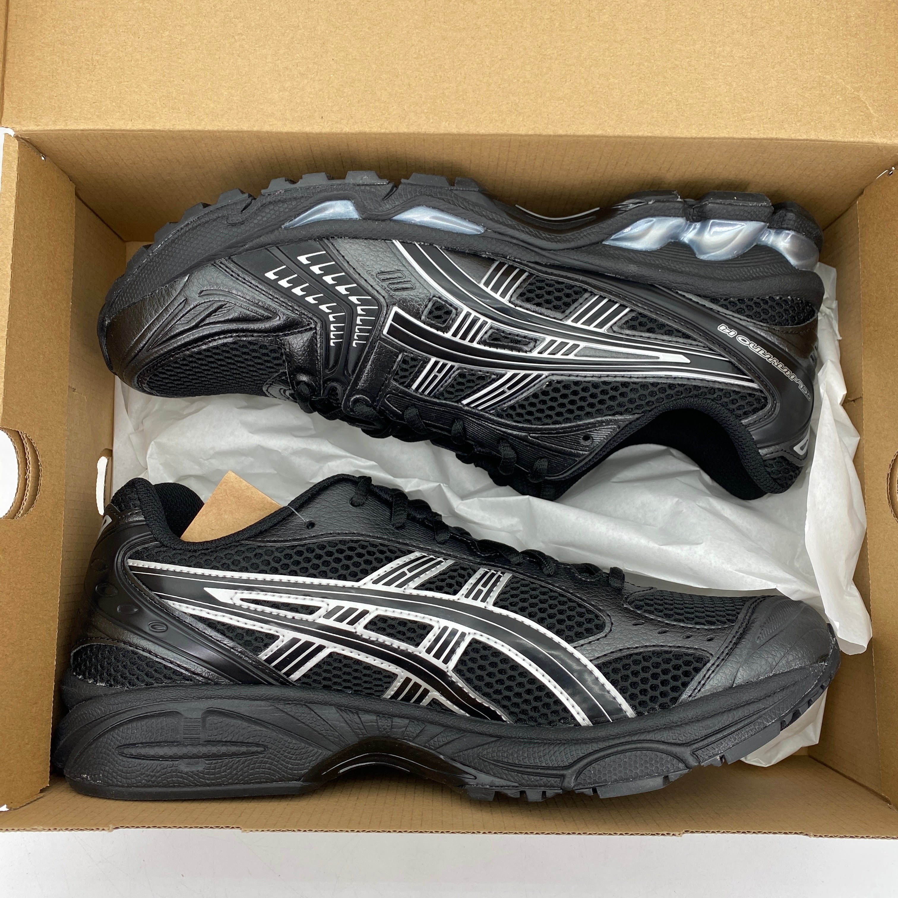 Asics Gel-Kayano 14 &quot;Black Pure Silver&quot; 2024 New Size 10.5