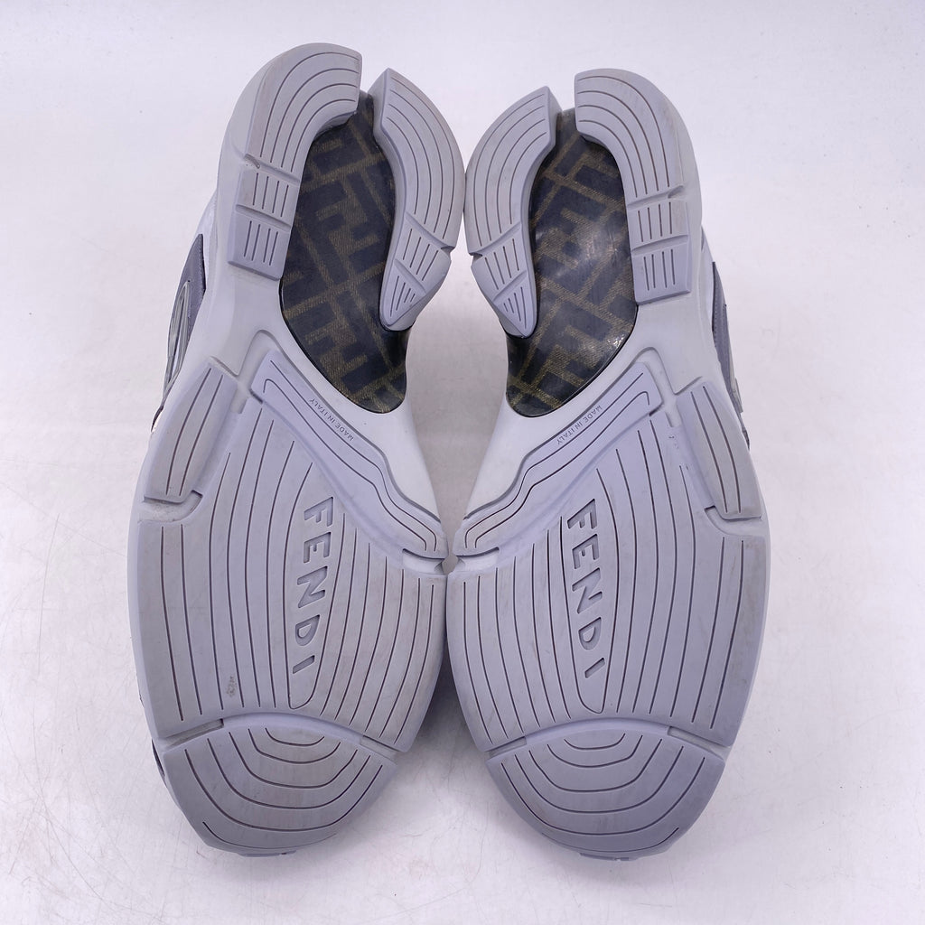 Fendi Faster Trainer "Grey"  Used Size 11