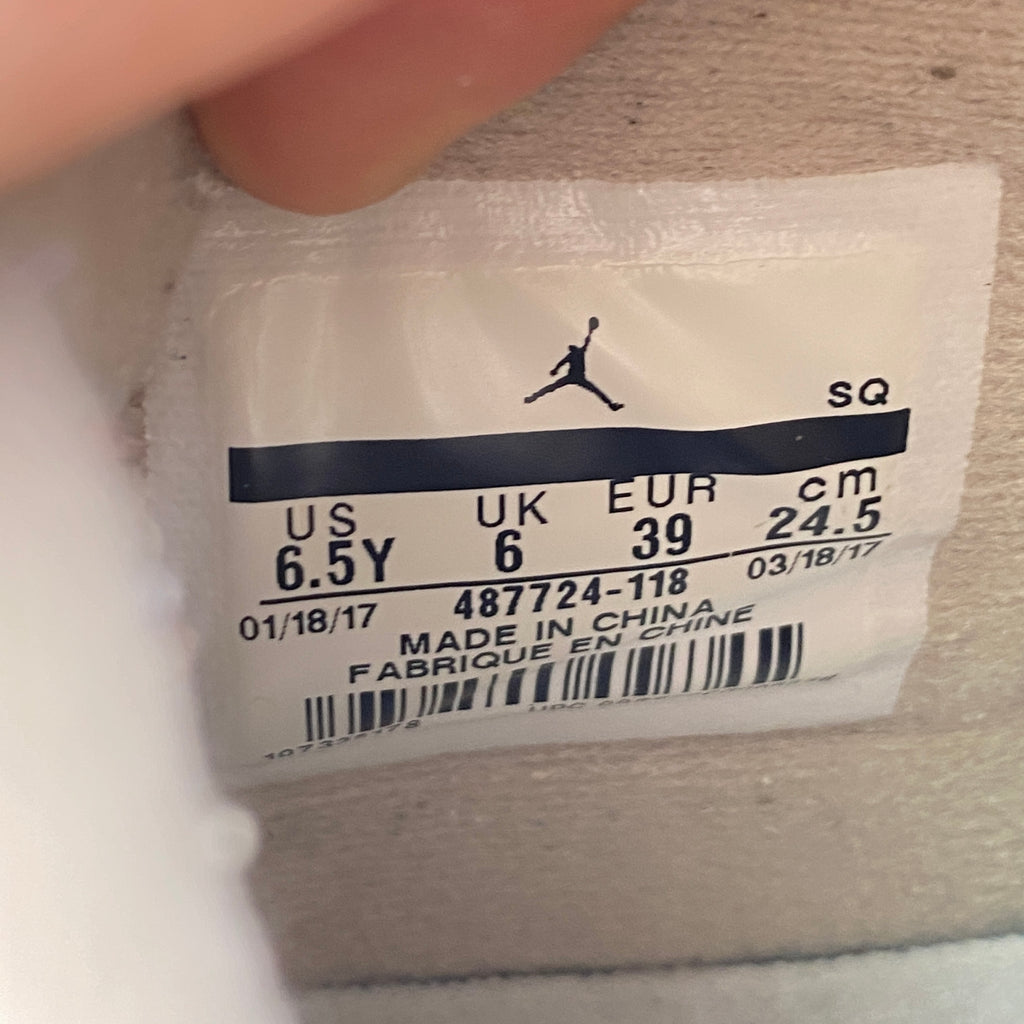 Air Jordan (GG) 4 Retro "Sand" 2017 Used Size 6.5Y
