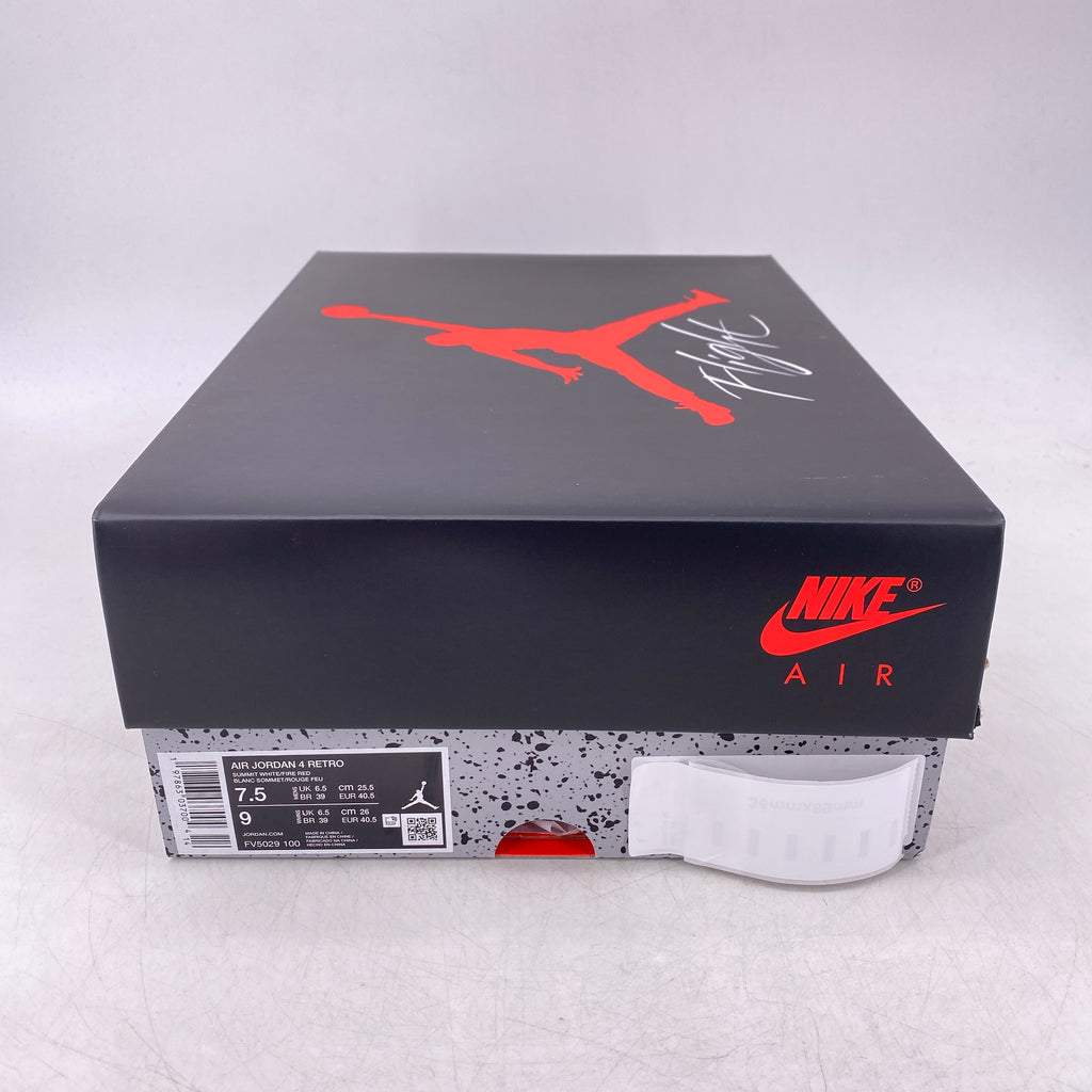 Air Jordan 4 Retro "White Cement" 2025 New Size 7.5