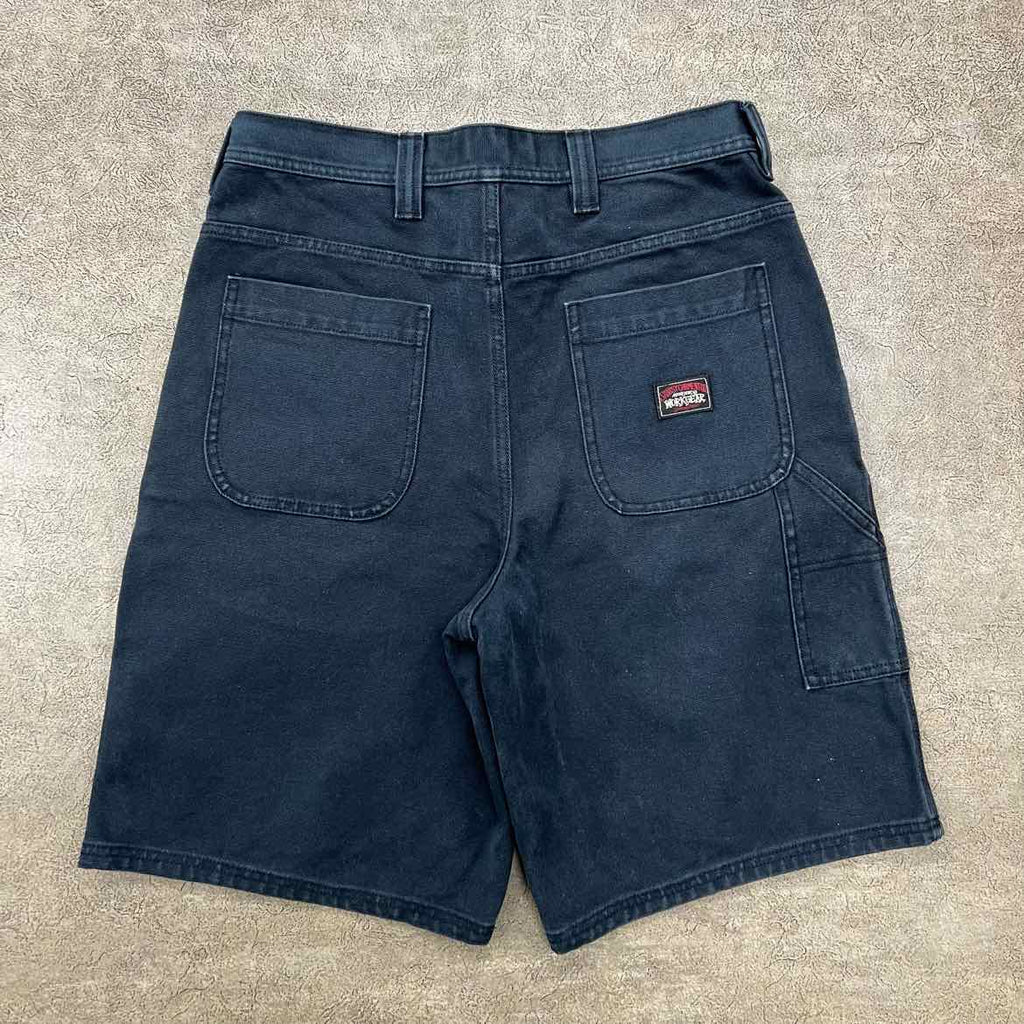 Stussy Shorts "WORKGEAR" Black Used Size 30