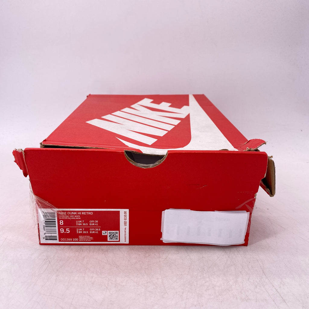 Nike Dunk High Retro "VAST GREY" 2021 New (Cond.) Size 8