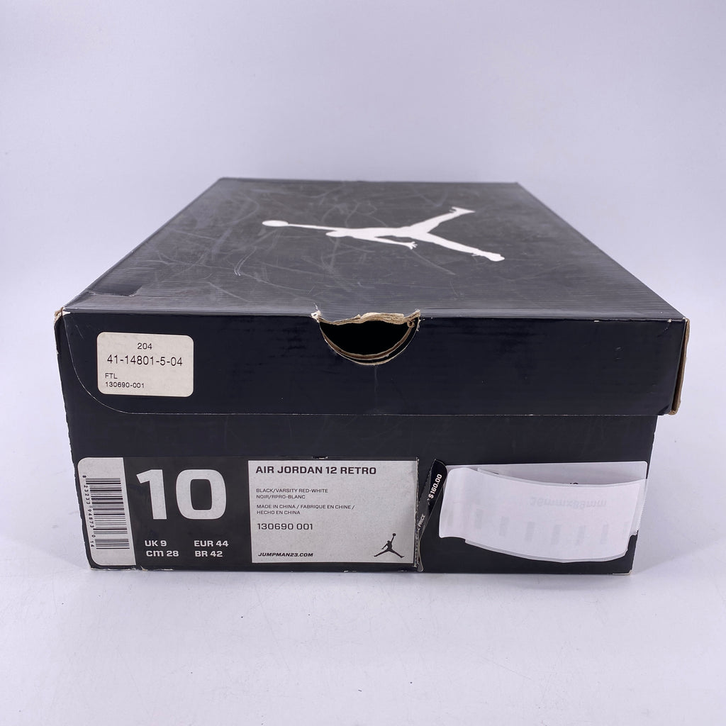 Air Jordan 12 Retro "Playoff" 2012 New Size 10