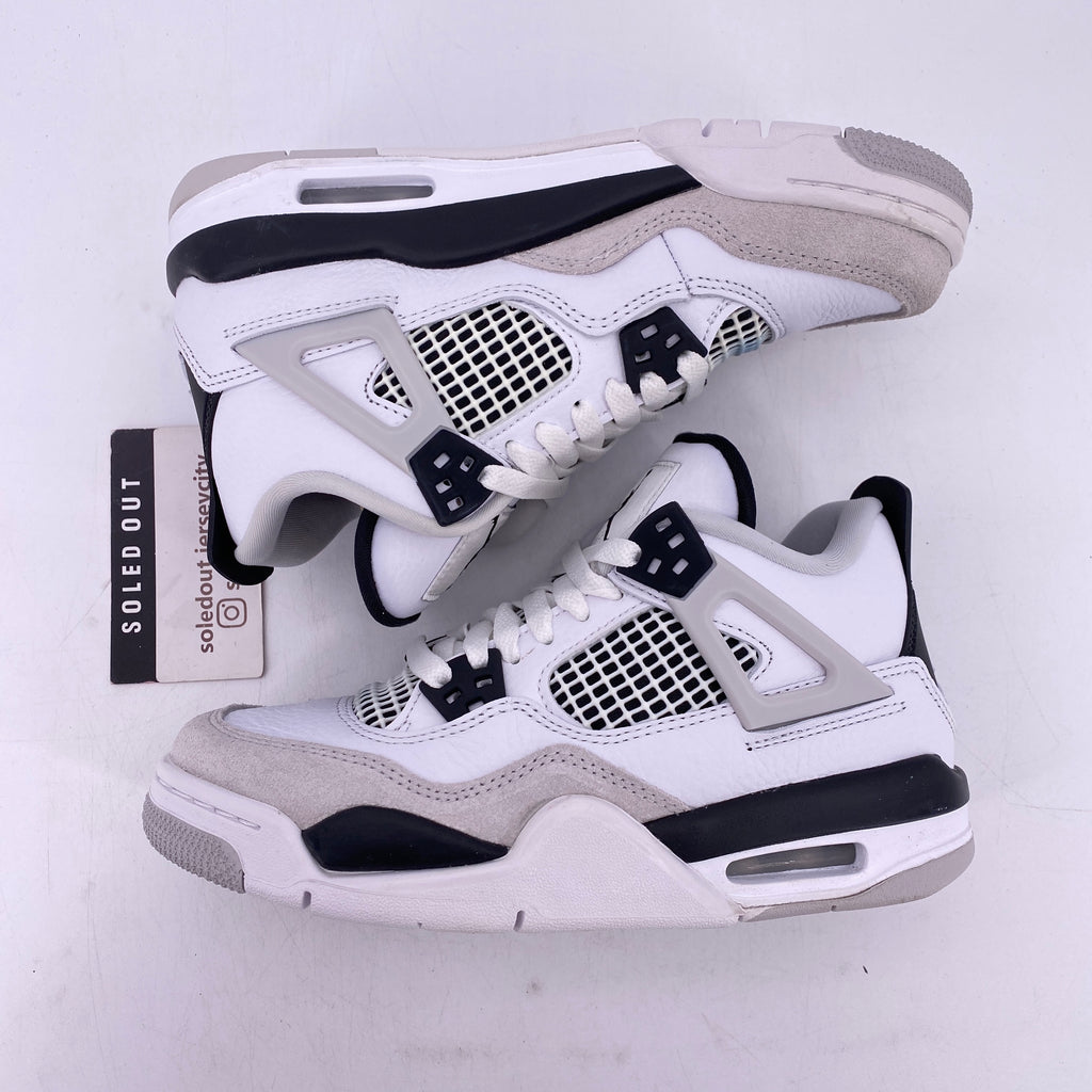 Air Jordan (GS) 4 Retro "Military Black" 2022 New Size 4Y