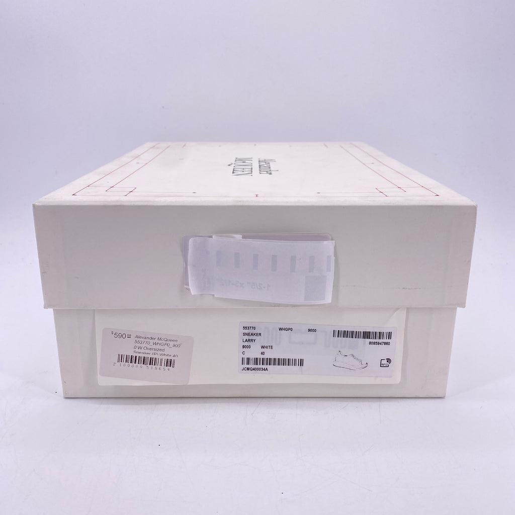 Alexander McQueen Oversized Sneaker "White" 2024 New Size 7