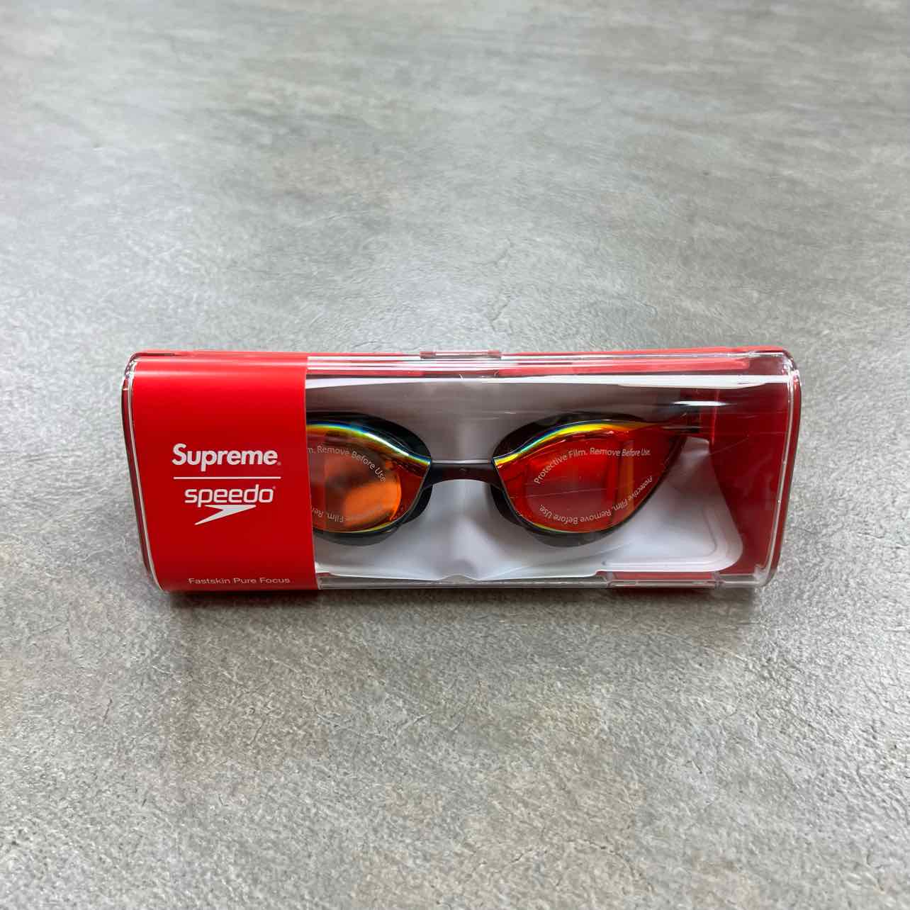 Supreme Goggles &quot;SPEEDO&quot; New Black Size OS