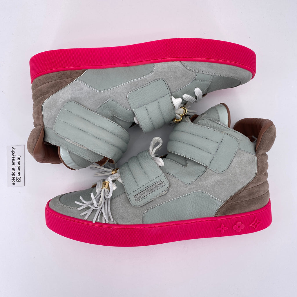 Louis Vuitton Jaspers "Kanye Zen Grey Pink" 2009 New (Cond) Size 9.5 LV