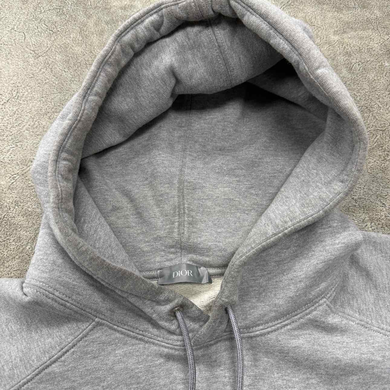 Dior Hoodie &quot;POKER&quot; Grey Used Size XL