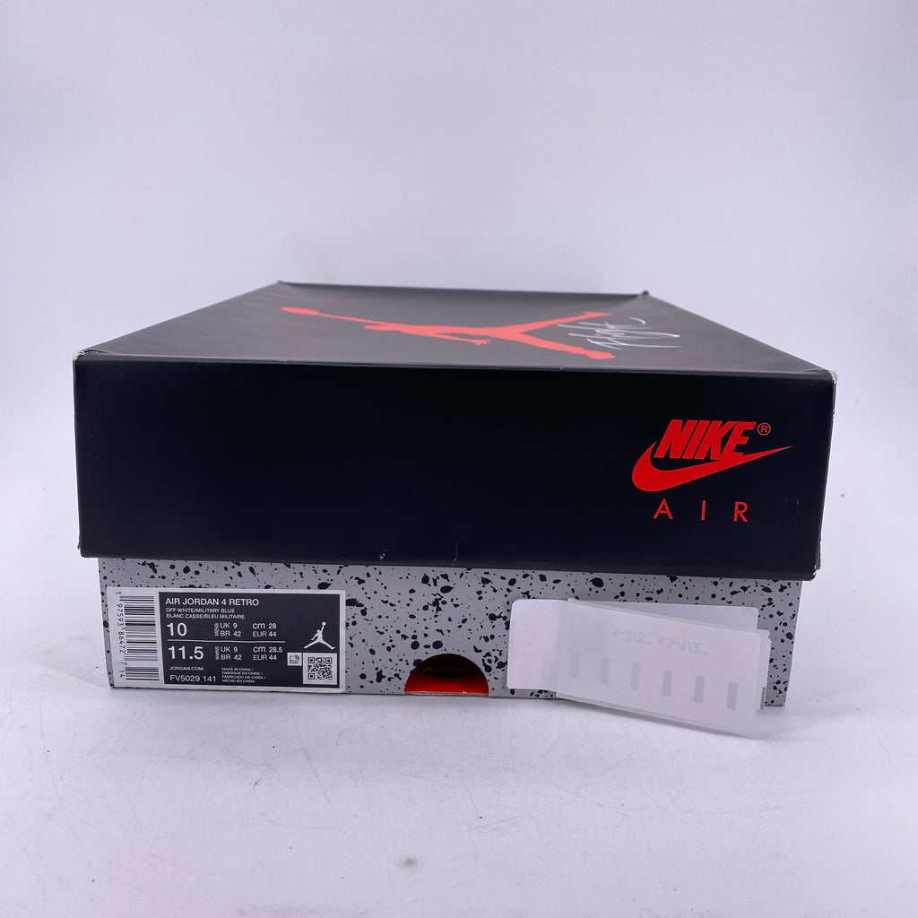 Air Jordan 4 Retro "Military Blue" 2024 Used Size 10