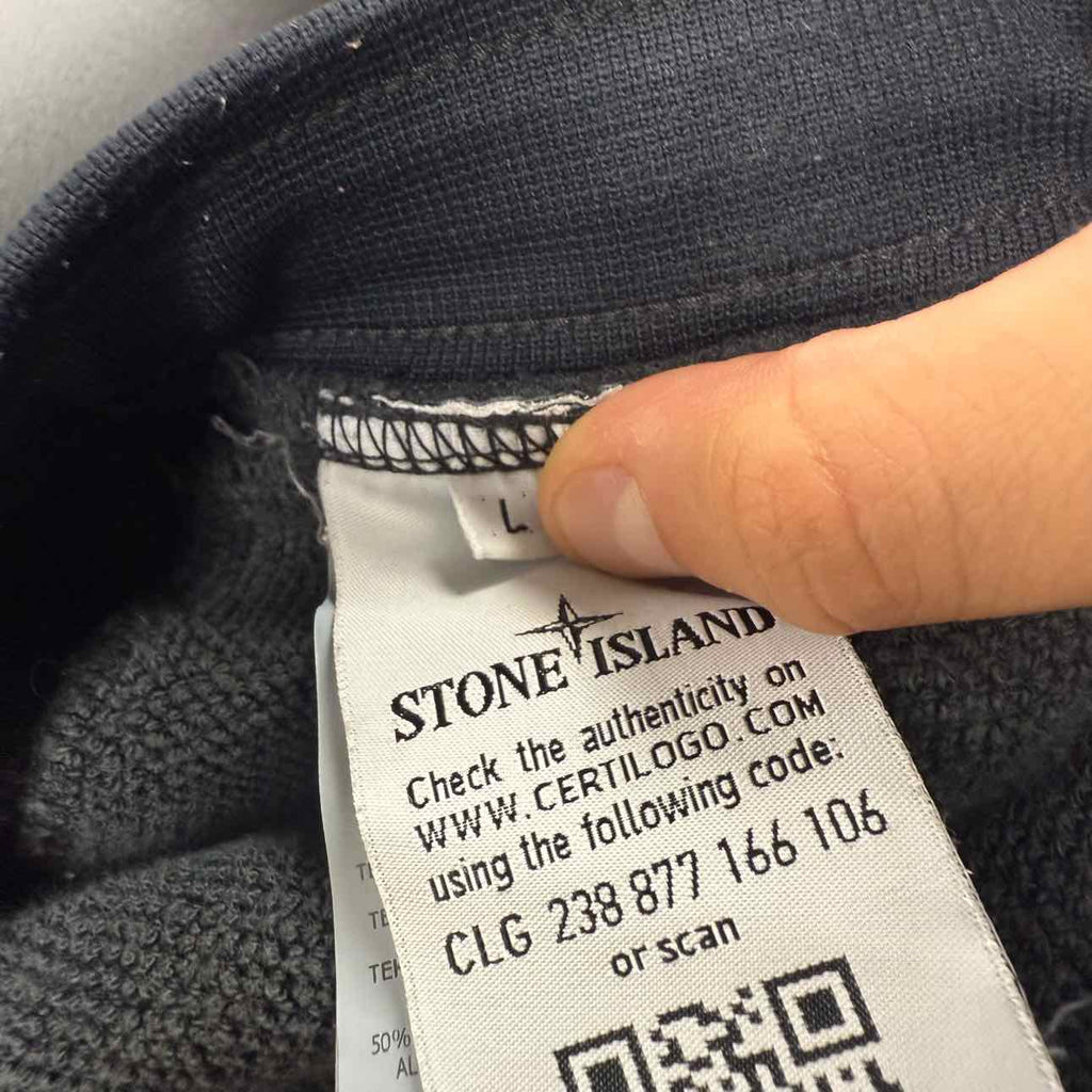 Stone Island Sweatpants "PATCH" Navy Used Size L